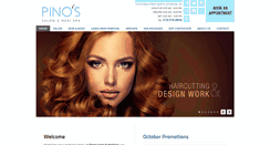 Desktop Screenshot of pinosalon.com